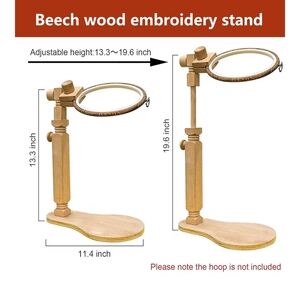 NIB Beech Wood Embroidery Stand